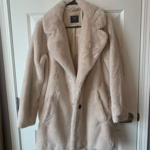 Abercrombie Faux Fur Coat